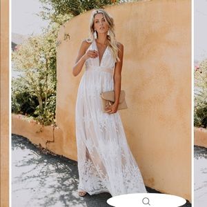 Antonia White Maxi Dress!